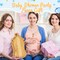 Baby Shower Charcuterie Board Gift 14.96 x 7.87 Inch Milk Bottle Wooden Appetizer Serving Trays Snack